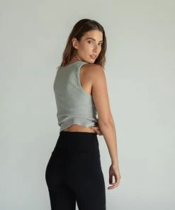 The Perfect White Tee Blondie Tank - Heather Grey