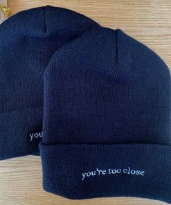 Lovebirds Originals Accessories You're Too Close Beanie - Black