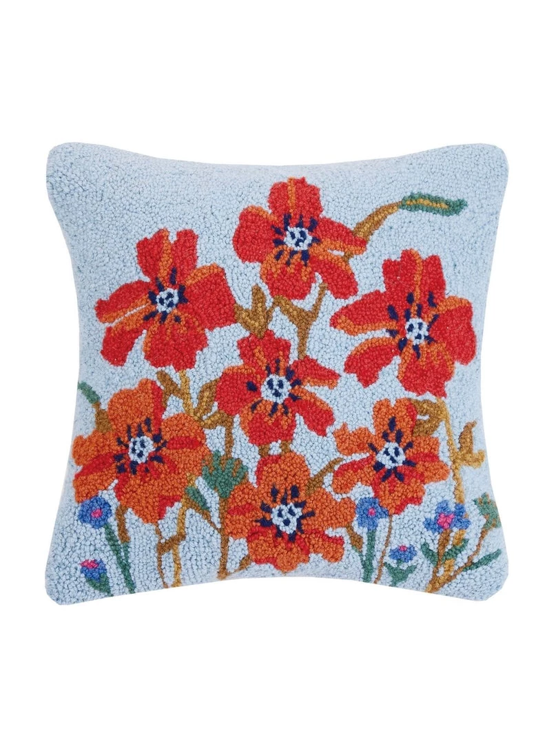 Peking Handicraft Poppies Pillow Home & Gift 3 Peking Handicraft Poppies Pillow Home & Gift