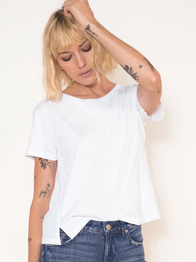 AMO Clothing Twist Tee - White 3 AMO Clothing Twist Tee - White