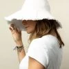 Hat Attack Canvas Packable Hat- White