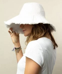 Hat Attack Canvas Packable Hat- White