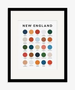 Lunch City Studio New England Color Palette Print Home & Gift 7 Lunch City Studio New England Color Palette Print Home & Gift