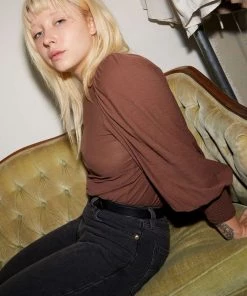 Nation LTD Loren Tee - Black Cherry Clothing