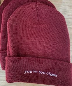 Lovebirds Originals Accessories You're Too Close Beanie - Burgundy