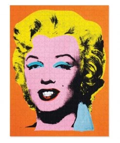 Hachette Book Group Home & Gift Andy Warhol Double-Sided Marilyn Jigsaw Puzzle