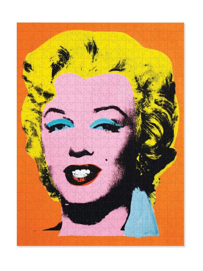 Hachette Book Group Home & Gift Andy Warhol Double-Sided Marilyn Jigsaw Puzzle 4 Hachette Book Group Home & Gift Andy Warhol Double-Sided Marilyn Jigsaw Puzzle