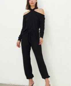 LNA Brushed Rib Pant - Black