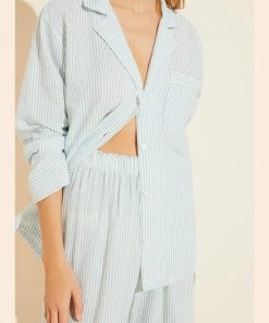 Eberjey Clothing Nautico Striped Long PJ Set 7 Eberjey Clothing Nautico Striped Long PJ Set