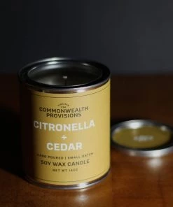 Commonwealth Provisions Citronella Candle - Cedar Home & Gift