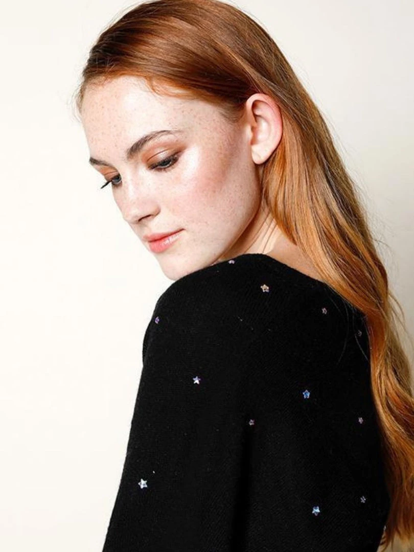 27 Miles Axelle Star Studded Sweater Clothing 5 27 Miles Axelle Star Studded Sweater Clothing