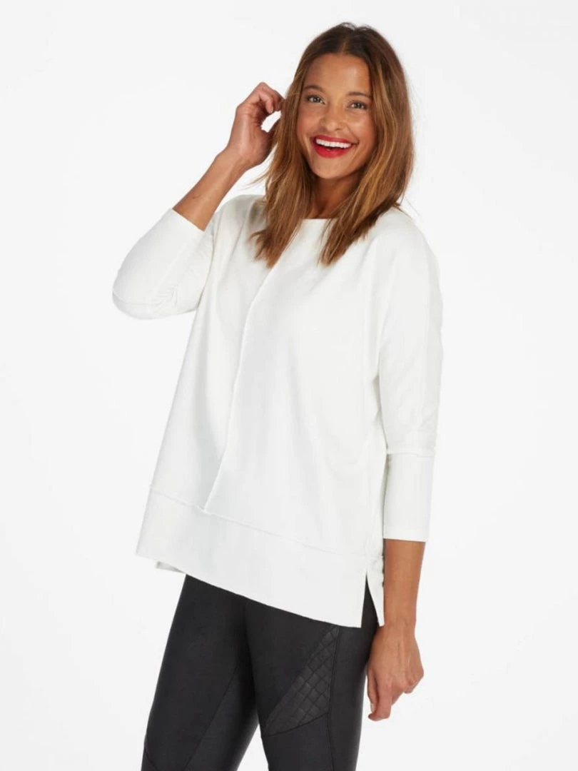 Spanx Perfect Length Top Dolman 3/4 Sleeve - Powder Clothing 4 Spanx Perfect Length Top Dolman 3/4 Sleeve - Powder Clothing