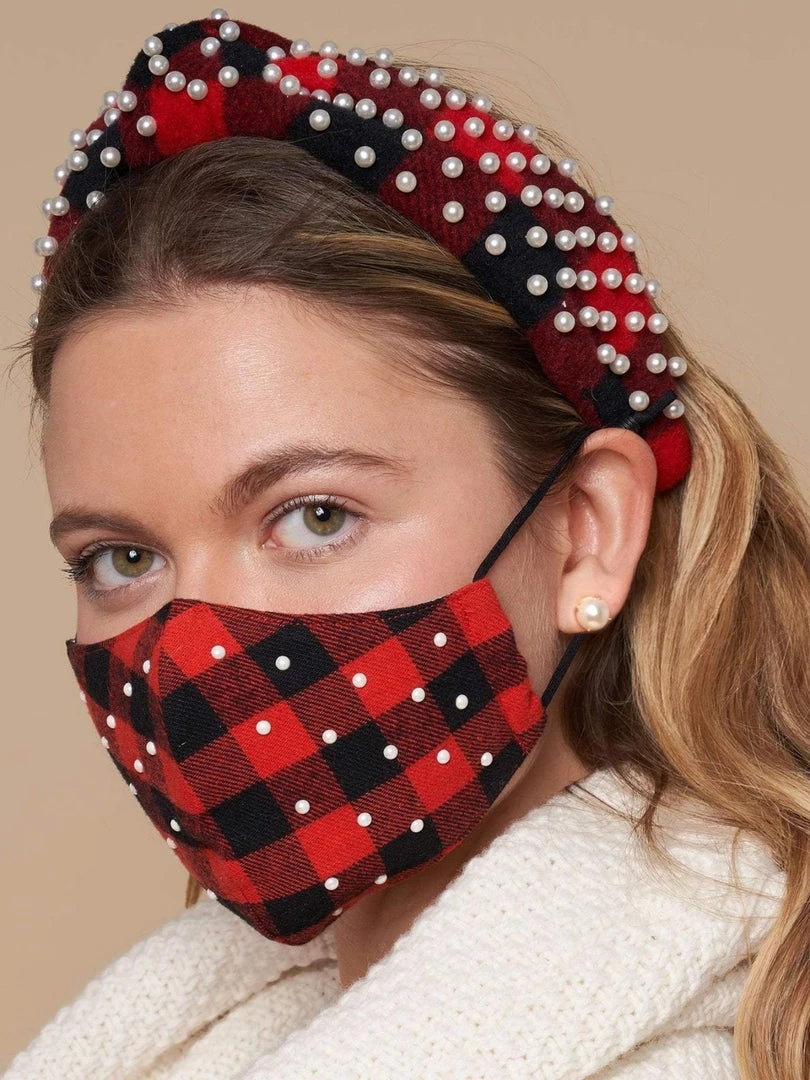 Lele Sadoughi Set Of 3 Aspen Lodge Face Masks 5 Lele Sadoughi Set Of 3 Aspen Lodge Face Masks