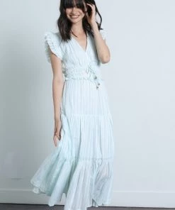 Karina Grimaldi Clothing Karla Metallic Dress