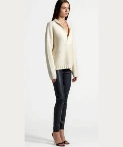 Equipment Jaelyn V-Neck Sweater Clothing