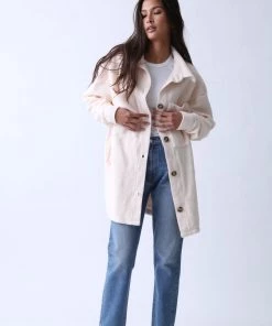 Electric & Rose Clothing Tahoe Sherpa Coat - Winter White
