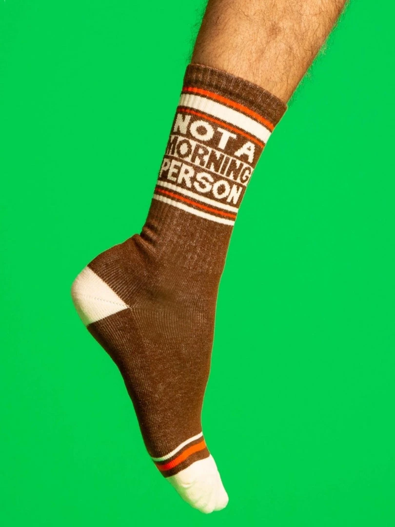 Gumball Poodle Clothing Not A Morning Person Gym Socks 3 Gumball Poodle Clothing Not A Morning Person Gym Socks