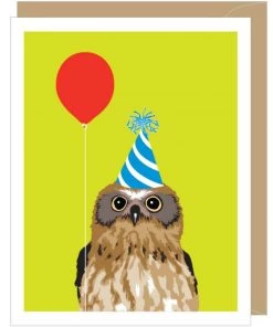 Apartment 2 Cards Balloon Owl Birthday Card Home & Gift