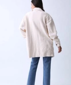 Electric & Rose Clothing Tahoe Sherpa Coat - Winter White