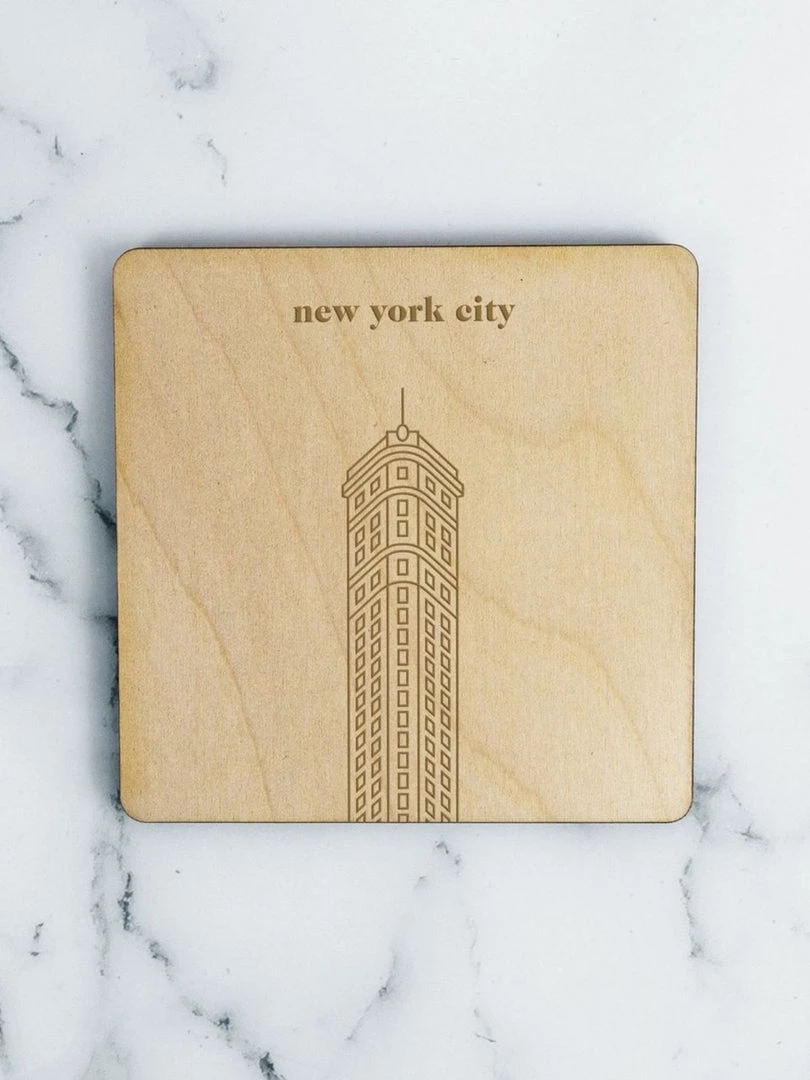 Neighborwoods New York City, Flatiron Building Coaster Accessories 3 Neighborwoods New York City, Flatiron Building Coaster Accessories