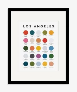 Lunch City Studio Los Angeles Color Palette Print Home & Gift