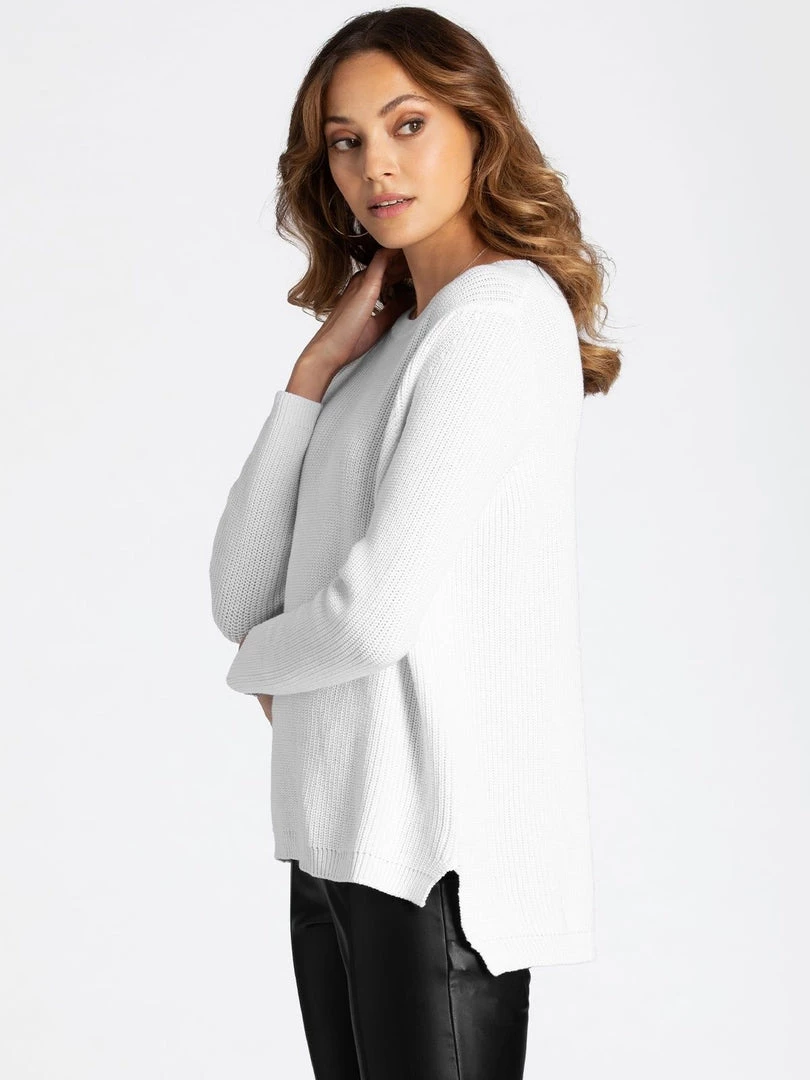 525 America Clothing The Emma Crewneck - Bleach White 5 525 America Clothing The Emma Crewneck - Bleach White