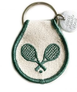 Three Potato Four Home & Gift Tennis Patch Key Chain