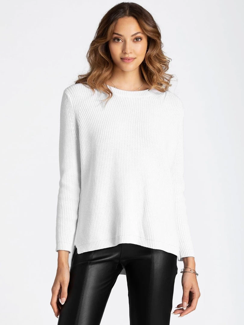 525 America Clothing The Emma Crewneck - Bleach White 6 525 America Clothing The Emma Crewneck - Bleach White