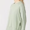 Stateside Softest Fleece Raglan Side Slit - Tea 2 Stateside Softest Fleece Raglan Side Slit - Tea