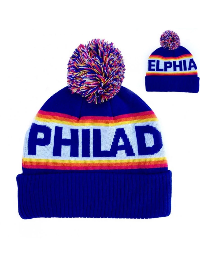 South Fellini Philadelphia Sunrise Blue Beanie 3 South Fellini Philadelphia Sunrise Blue Beanie