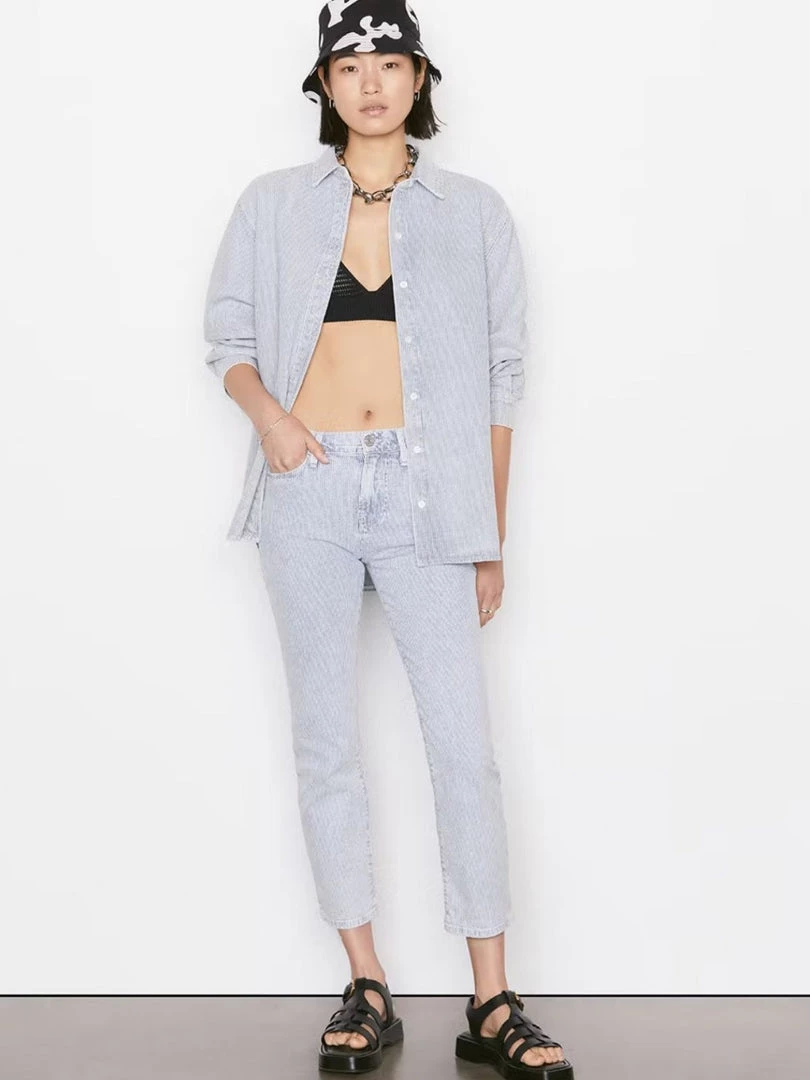 Frame Le High Straight - Solar Stripe 3 Frame Le High Straight - Solar Stripe