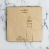 Neighborwoods Accessories Portland Maine, Lighthouse Coaster 2 Neighborwoods Accessories Portland Maine, Lighthouse Coaster