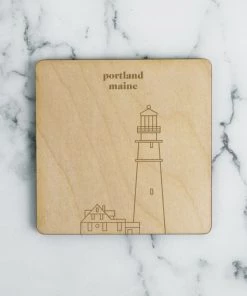 Neighborwoods Accessories Portland Maine, Lighthouse Coaster