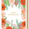 Apartment 2 Cards Floral Anniversary Card Home & Gift