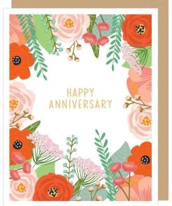 Apartment 2 Cards Floral Anniversary Card Home & Gift