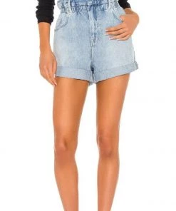Frame Elastic Waist Short Clothing