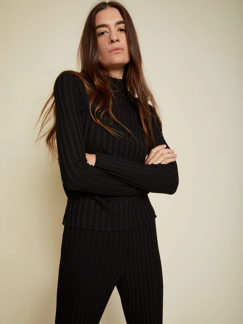 Nation LTD Aime Turtleneck - Black 3 Nation LTD Aime Turtleneck - Black