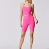 Beyond Yoga Spacedye Slim Racerback Cropped Tank - Electric Pink 2 Beyond Yoga Spacedye Slim Racerback Cropped Tank - Electric Pink