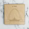 Neighborwoods Accessories St.Louis, Gateway Arch Coaster