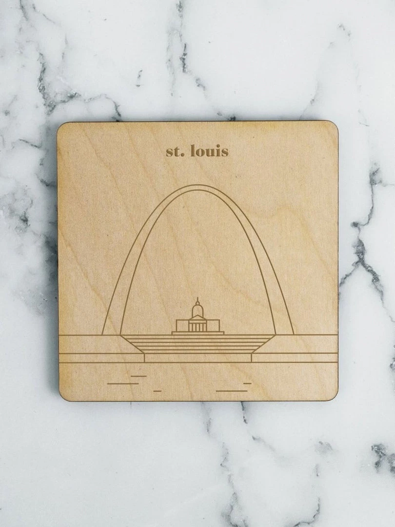 Neighborwoods Accessories St.Louis, Gateway Arch Coaster 3 Neighborwoods Accessories St.Louis, Gateway Arch Coaster