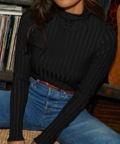 Nation LTD Aime Turtleneck - Black 6 Nation LTD Aime Turtleneck - Black