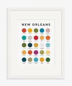 Lunch City Studio Home & Gift New Orleans Color Palette Print 7 Lunch City Studio Home & Gift New Orleans Color Palette Print