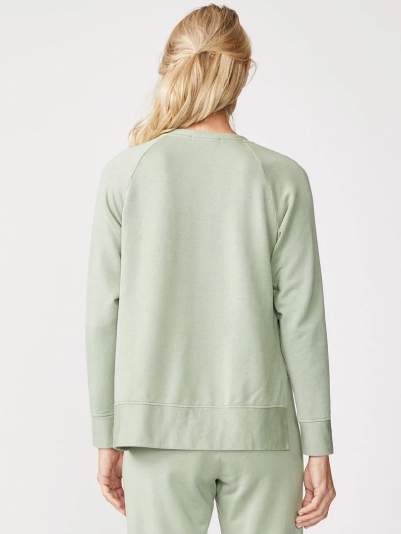 Stateside Softest Fleece Raglan Side Slit - Tea 6 Stateside Softest Fleece Raglan Side Slit - Tea