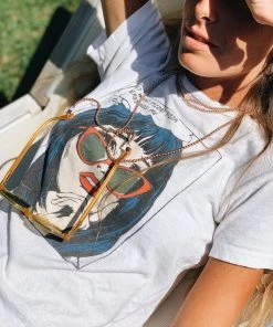 Alexa Leigh Accessories 4 MM Gold Ball Sunglass Chain