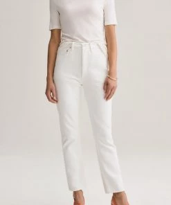 Agolde Riley High Rise Straight Crop - Tissue Clothing