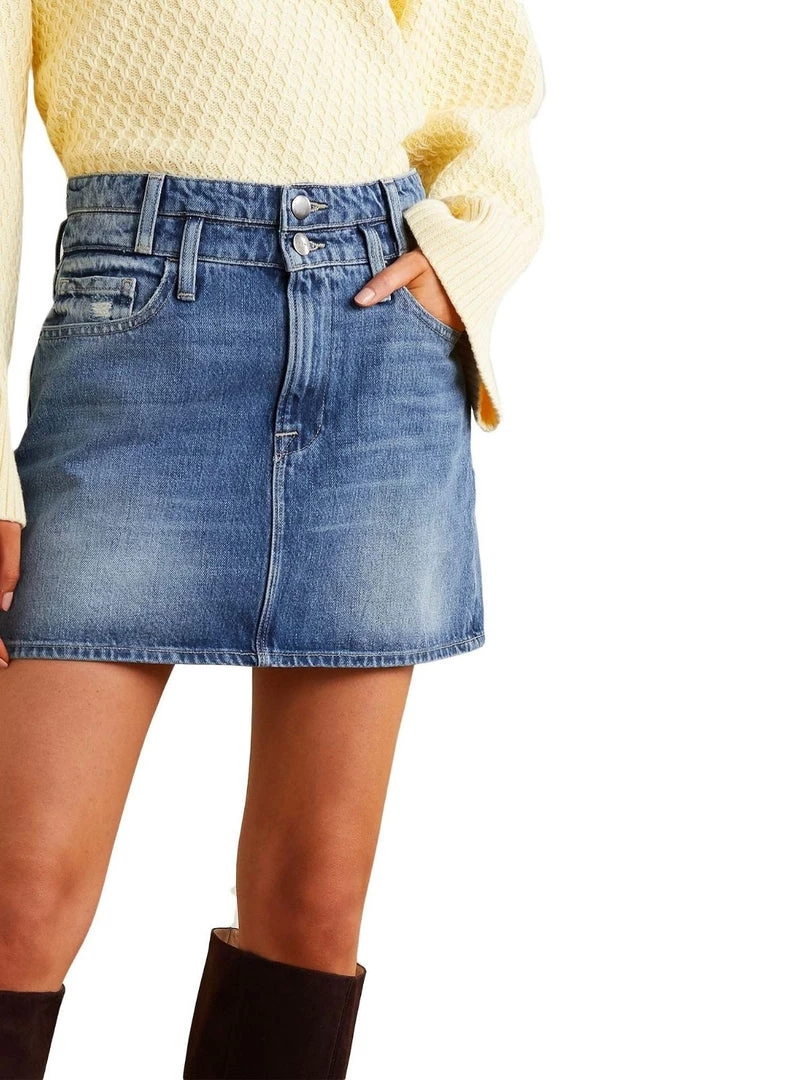 Frame Clothing Le Mini Skirt Double Waist Band 3 Frame Clothing Le Mini Skirt Double Waist Band