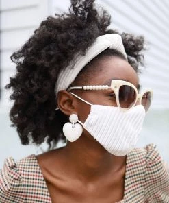 Lele Sadoughi Accessories Set Of 3 Masks - Lagoon Sweetheart 12 Lele Sadoughi Accessories Set Of 3 Masks - Lagoon Sweetheart