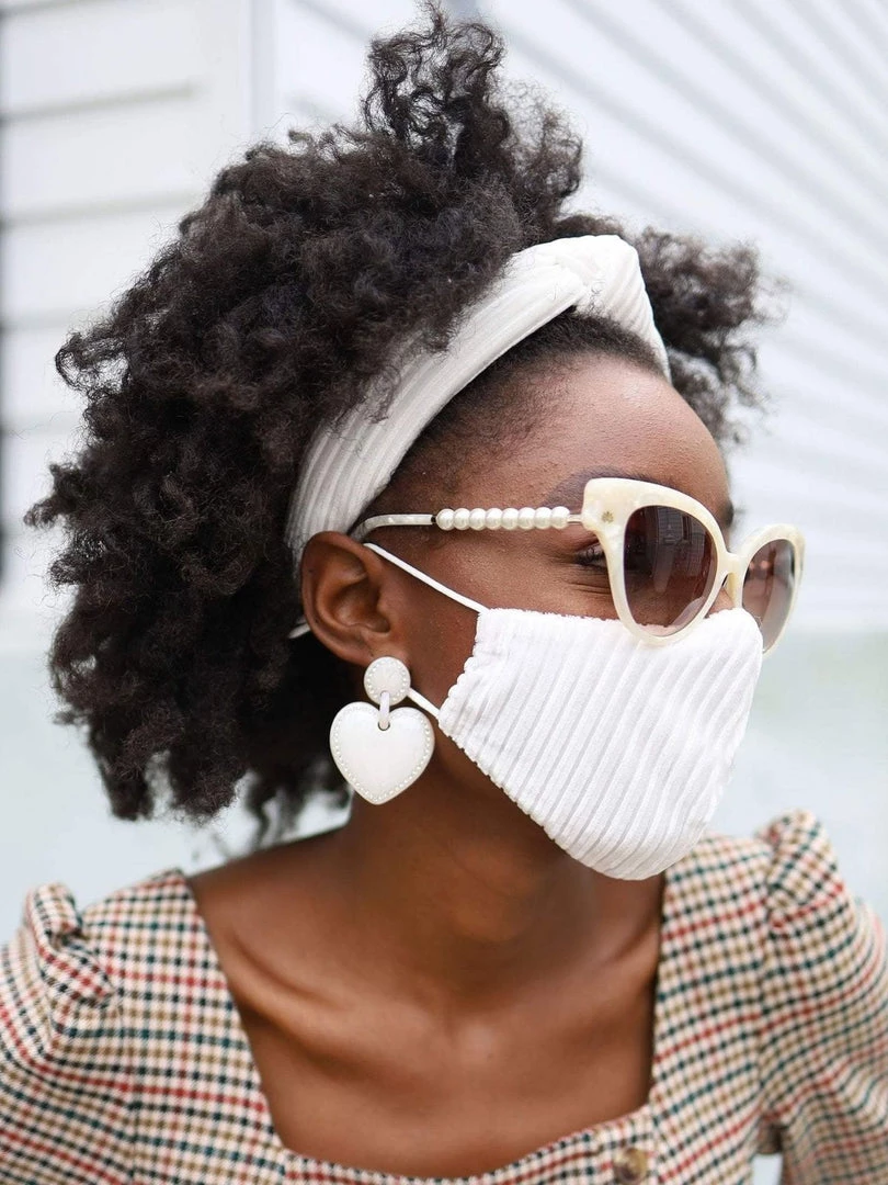 Lele Sadoughi Accessories Set Of 3 Masks - Lagoon Sweetheart 7 Lele Sadoughi Accessories Set Of 3 Masks - Lagoon Sweetheart