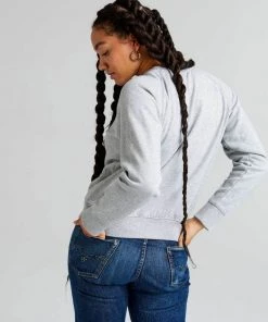 RicherPoorer Clothing Recycled Crew Sweatshirt - Heather Grey 9 RicherPoorer Clothing Recycled Crew Sweatshirt - Heather Grey