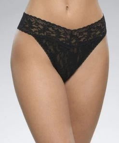 Hanky Panky Original Rise Thong - Black Clothing